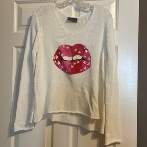 Wooden ships sweater.  Maybe wore once!